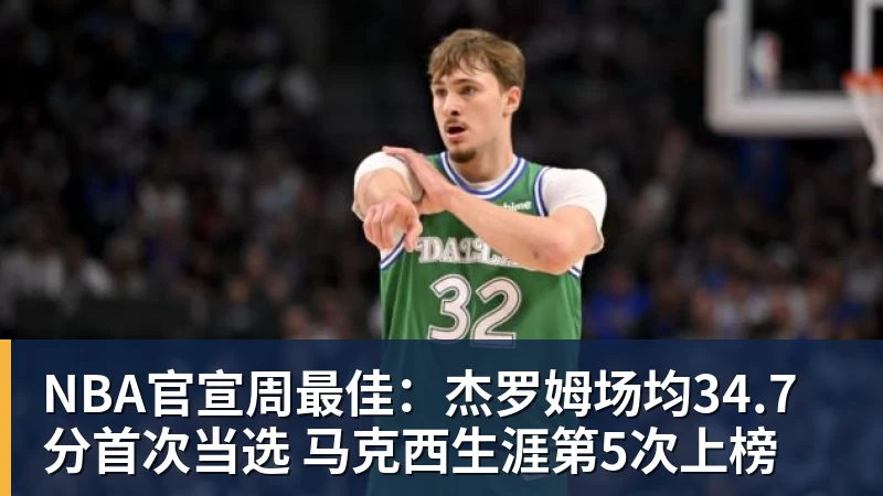 NBA官宣周最佳:杰罗姆场均34.7分首次当选 马克西生涯第5次上榜 NBA官宣周最佳:杰罗姆场均34.7分首次当选 马克西生涯第5次上榜